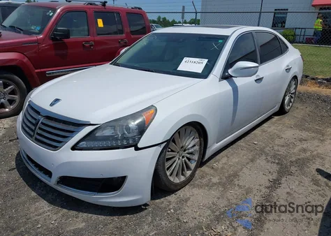 2014 Hyundai Equus Ultimate из США, поврежденный, VIN KMHGH4JHXEU087162